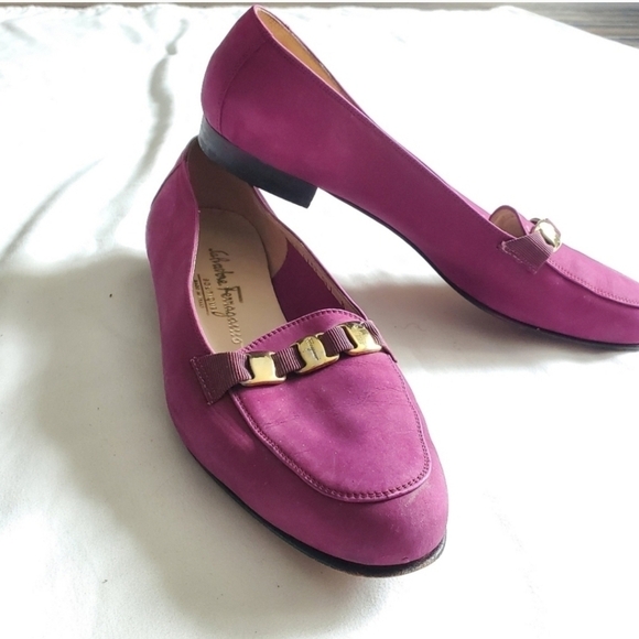 Salvatore Ferragamo Vintage Flat Loafers US 8 - Picture 6 of 9